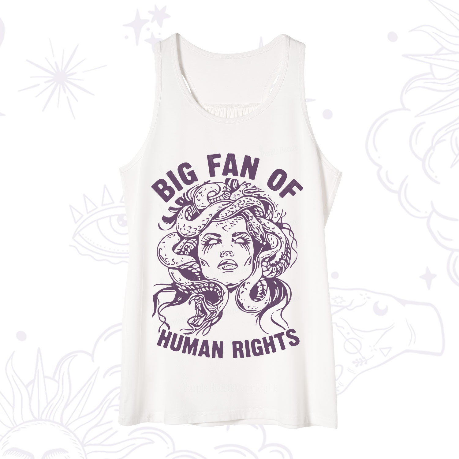 Purplehecate Big Fan of Human Rights Tank