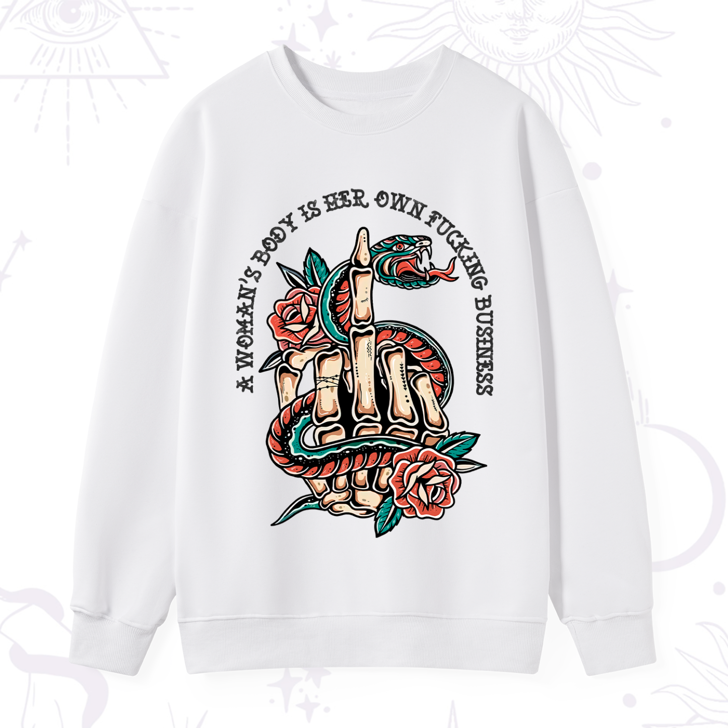 Purplehecate A Women’s Body Is Her Sweatshirt