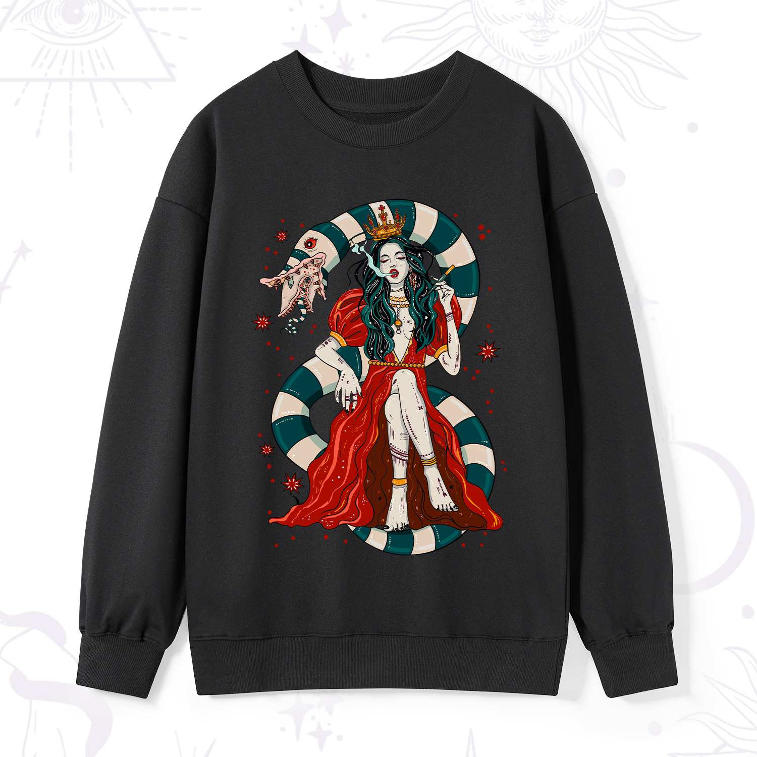Purplehecate Queen of the Sandworms Sweatshirt