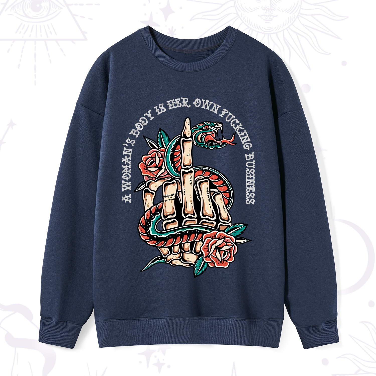 Purplehecate A Women’s Body Is Her Sweatshirt