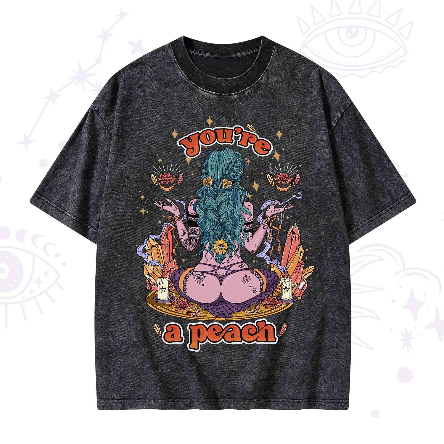 Purplehecate You Are A Peach Washed T-Shirt
