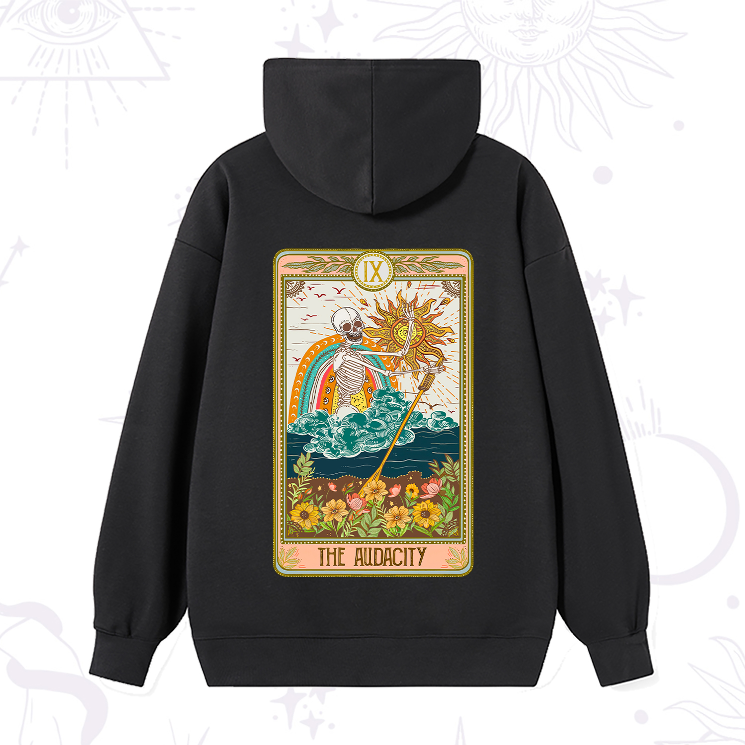Purplehecate The Audacity Tarot Card Hoodie