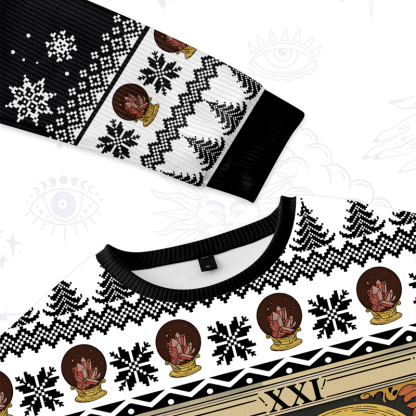 Purplehecate The Reader Tarot Christmas Sweater