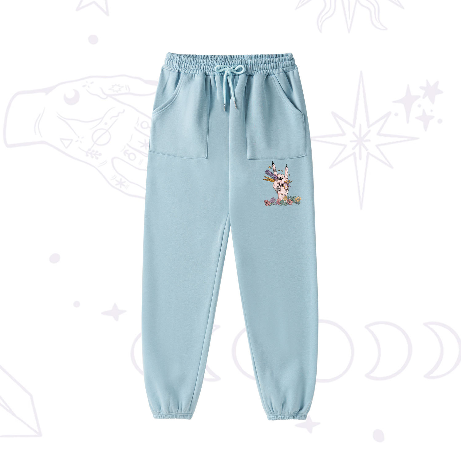 Purplehecate The Hair Stylist Tarot Fleece Hoodie Suit