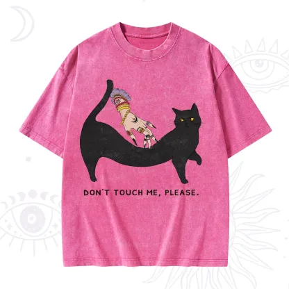 Purplehecate Don't Touch Me Washed T-Shirt