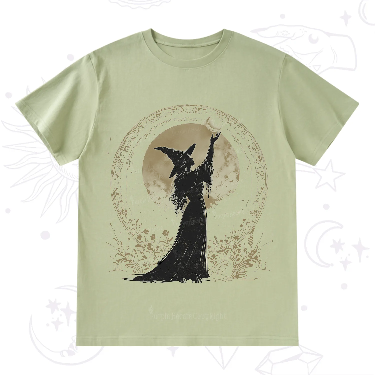 Purplehecate The Moon Witch T-Shirt