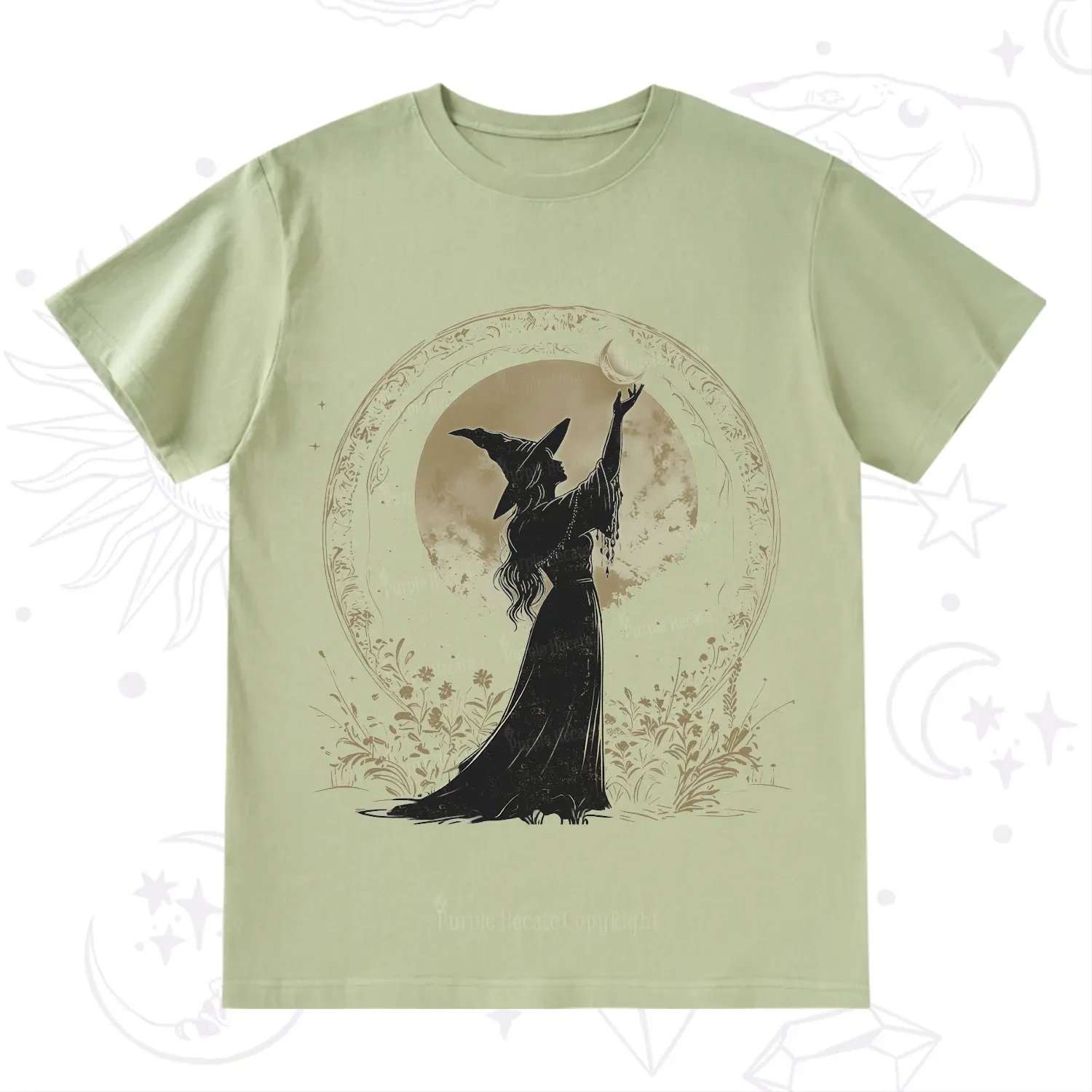 Purplehecate The Moon Witch T-Shirt