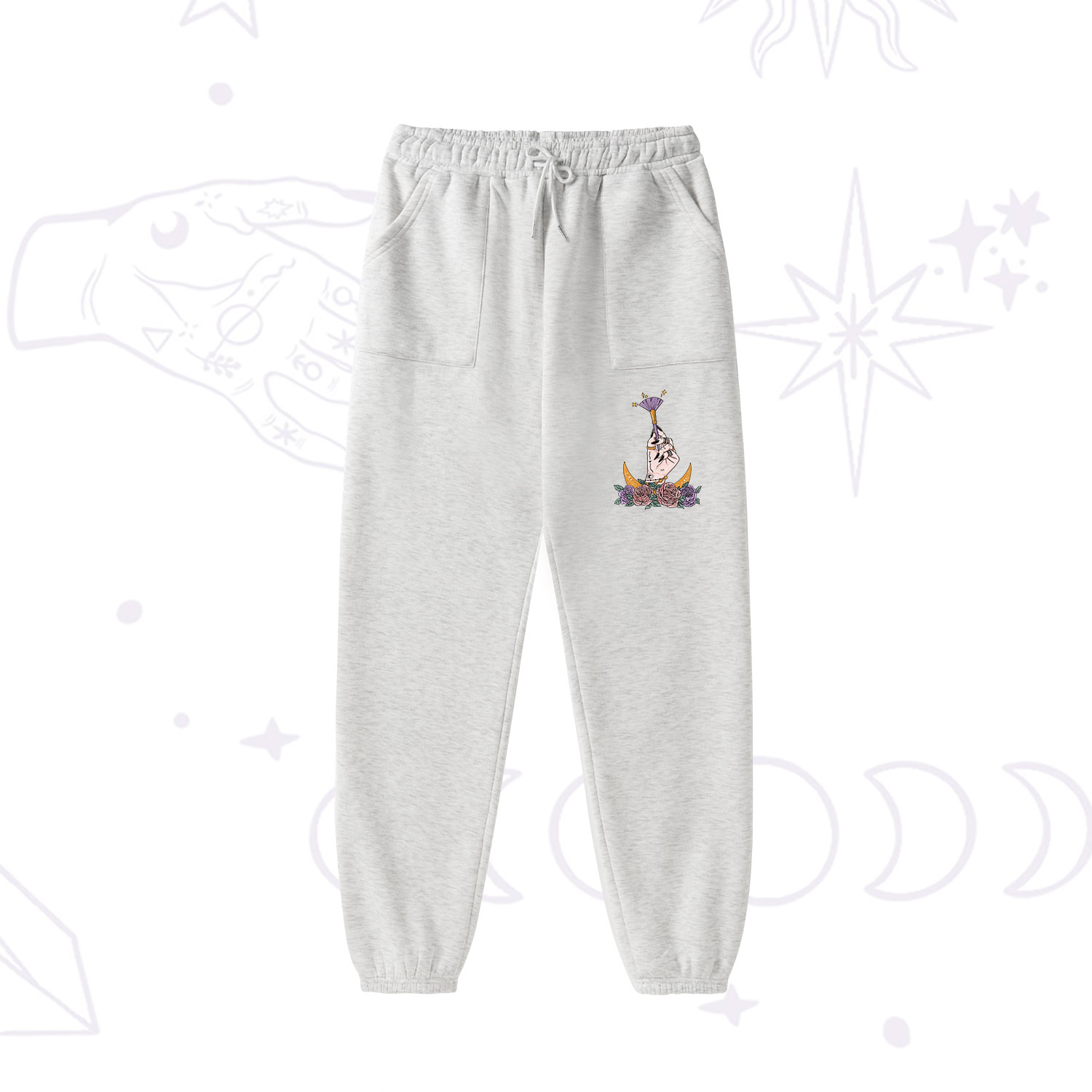 Purplehecate The Esthetician Tarot Card Fleece Hoodie Suit