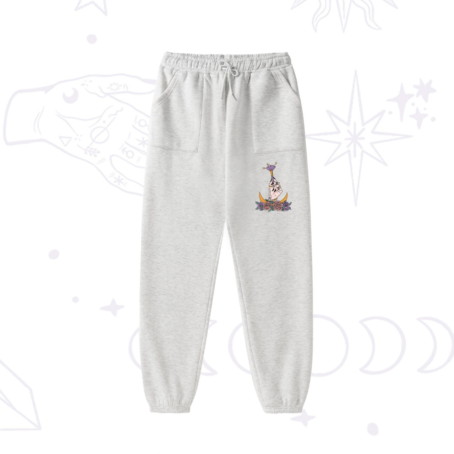 Purplehecate The Esthetician Tarot Card Fleece Hoodie Suit