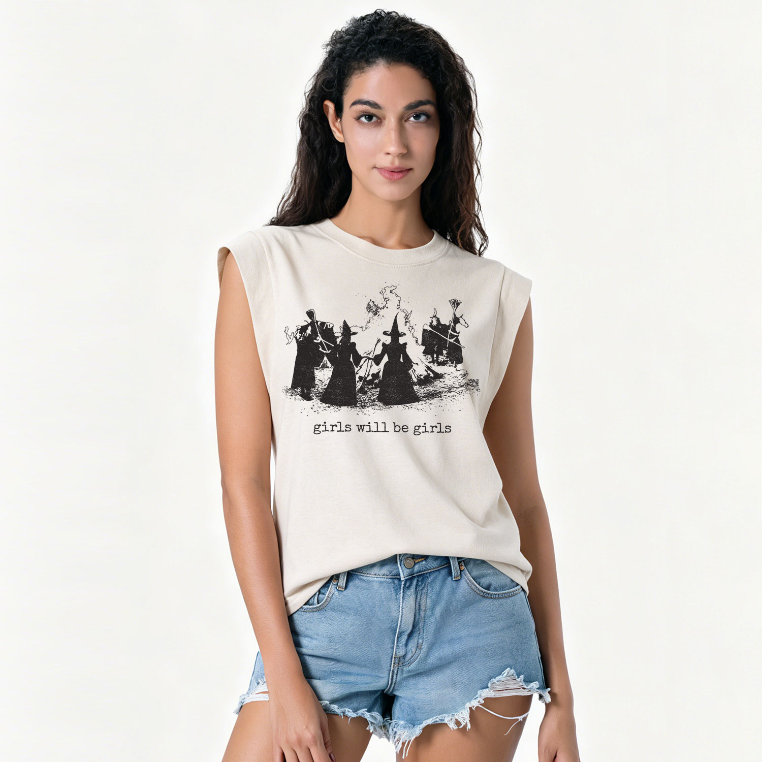 Purplehecate Girls Will Be Girls Vintage Washed Tank