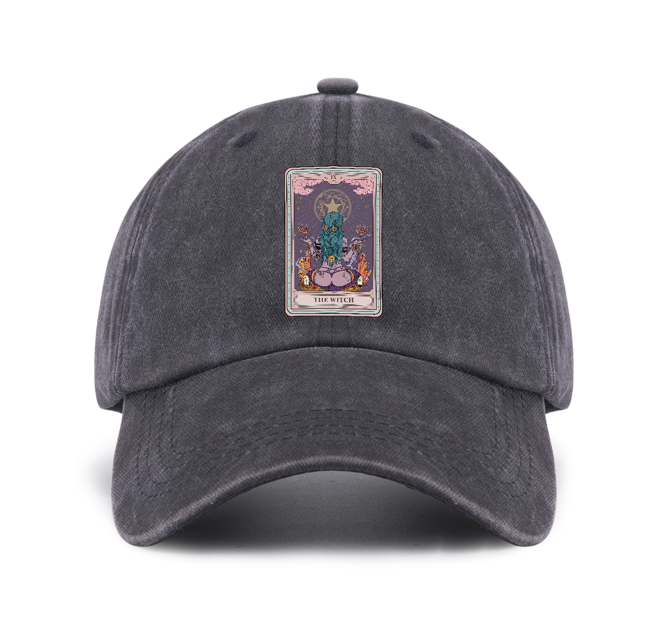 Purplehecate The Witch Tarot Card Baseball Cap