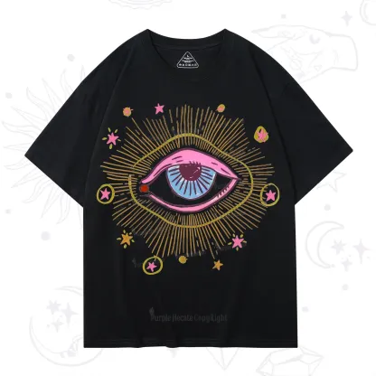 Purplehecate Mystic Gaze Evil Eye Protection T-Shirt