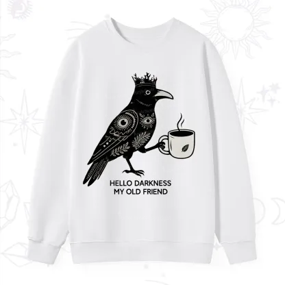 Purplehecate Hello Darkness My Old Friend Sweatshirt