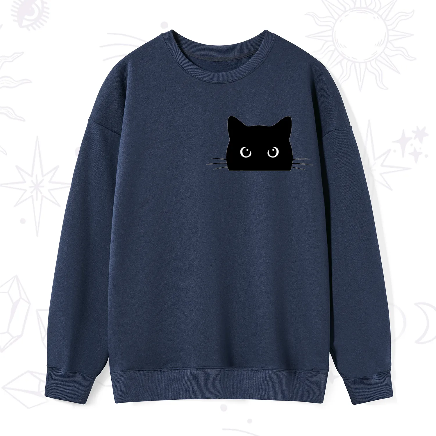 Purplehecate Black Cat Sweatshirt