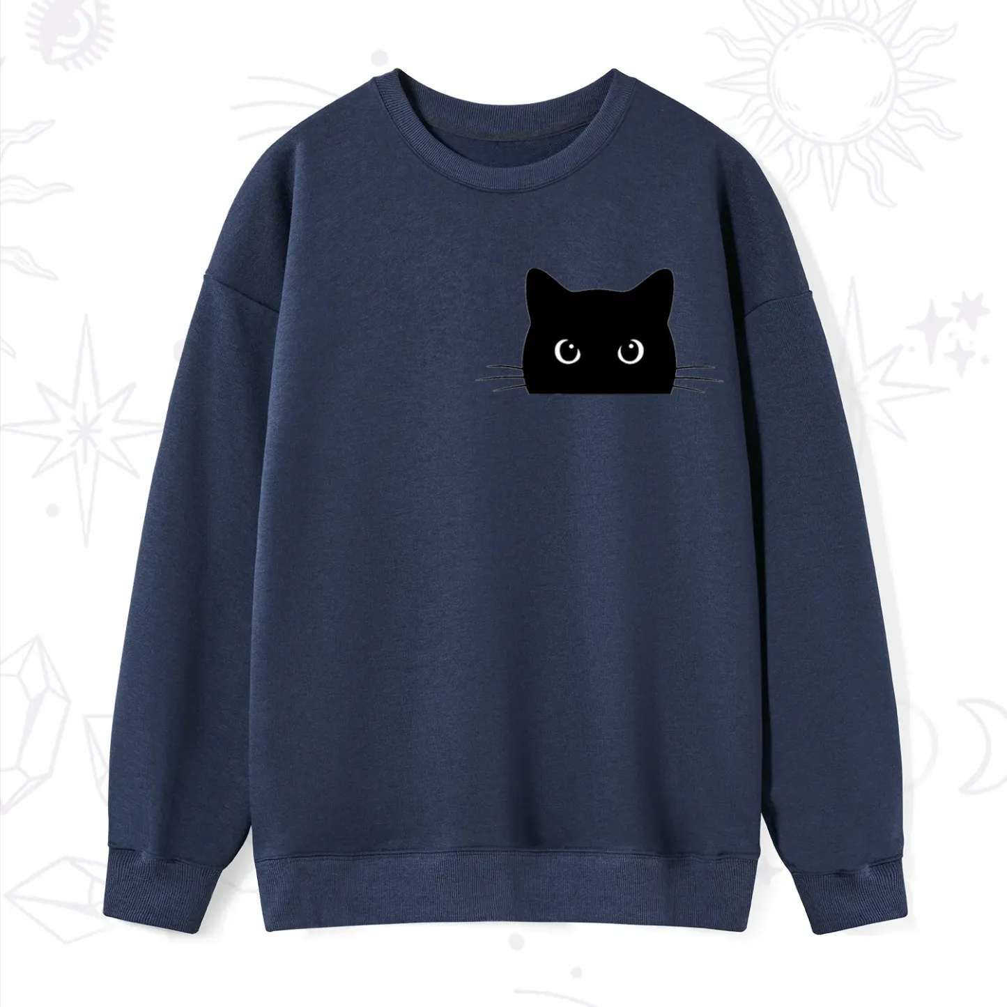 Purplehecate Black Cat Sweatshirt