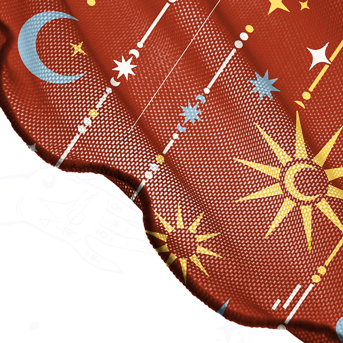 Purplehecate Celestial Oracle Mesh Cover Up Dress