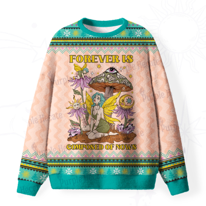 Purplehecate Stay Curious Fuzzy Ugly Christmas Sweatshirt