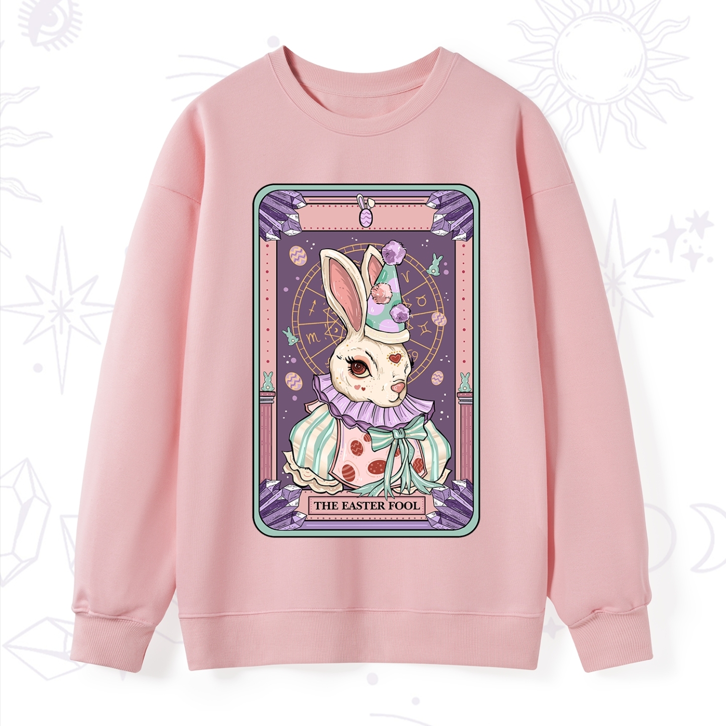 Purplehecate The Easter Fool Tarot Sweatshirt