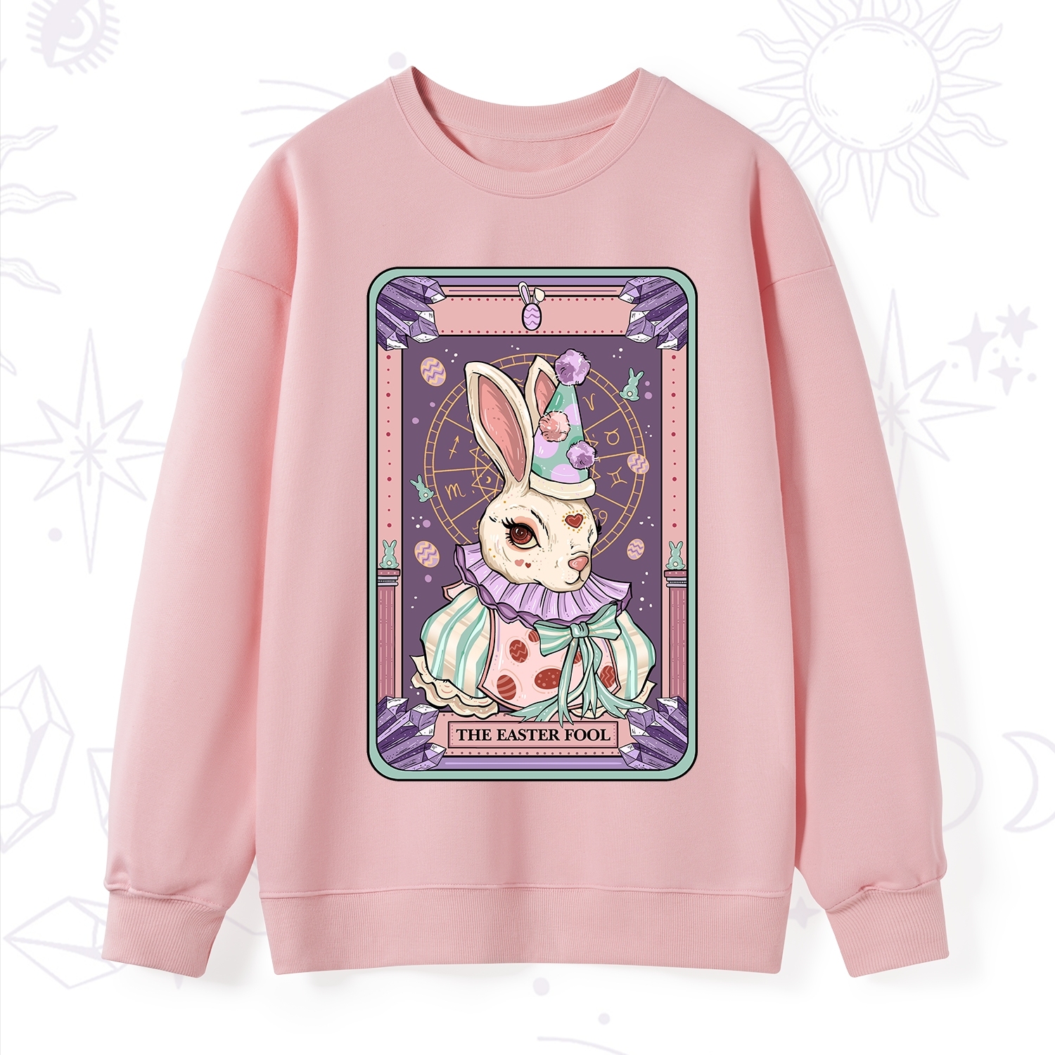Purplehecate The Easter Fool Tarot Sweatshirt