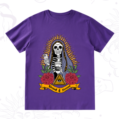 Purplehecate Blessed And Stressed T-Shirt