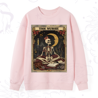 Purplehecate The Nurse Tarot Card Sweatshirt