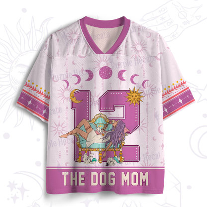 Purplehecate Arcana 12 The Dog Mom Mesh Jersey