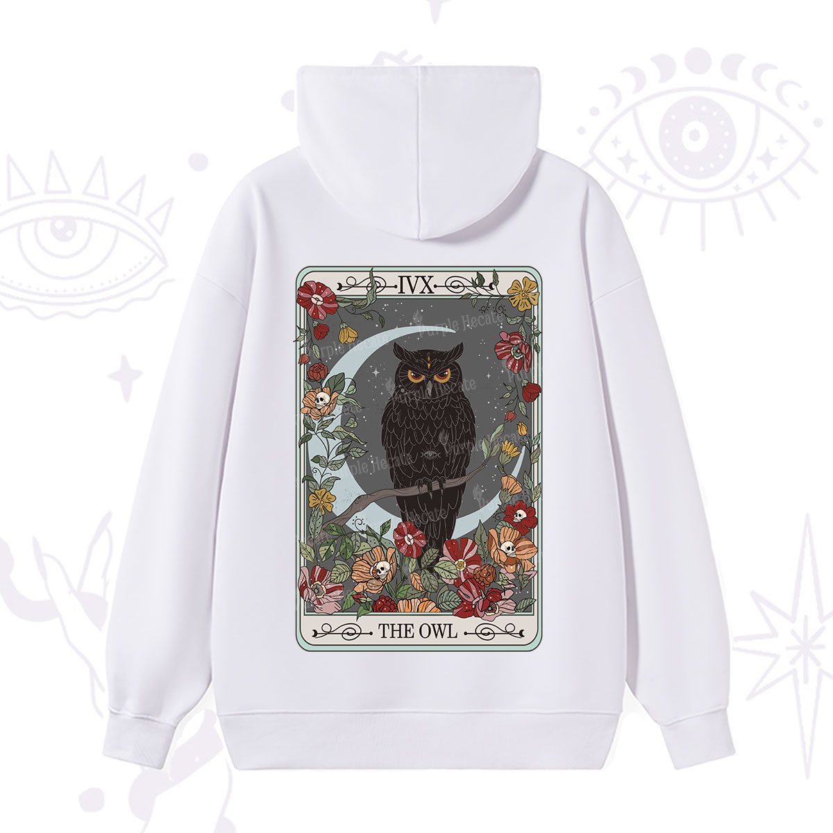 Purplehecate The Owl Tarot Hoodie