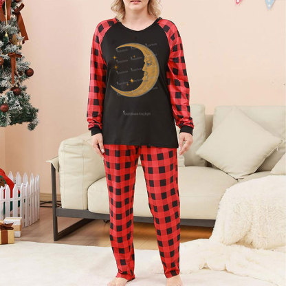 Purplehecate Celestial Moon Christmas Pajamas