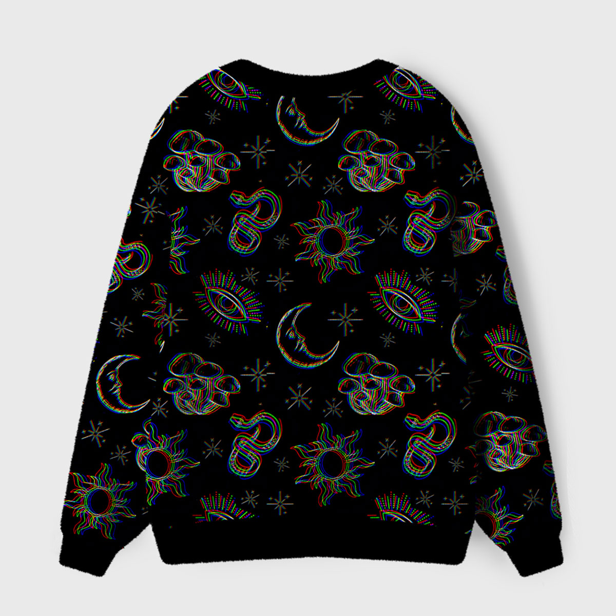 Purplehecate Eye of the Serpent Stars Ugly Cardigan Sweaters