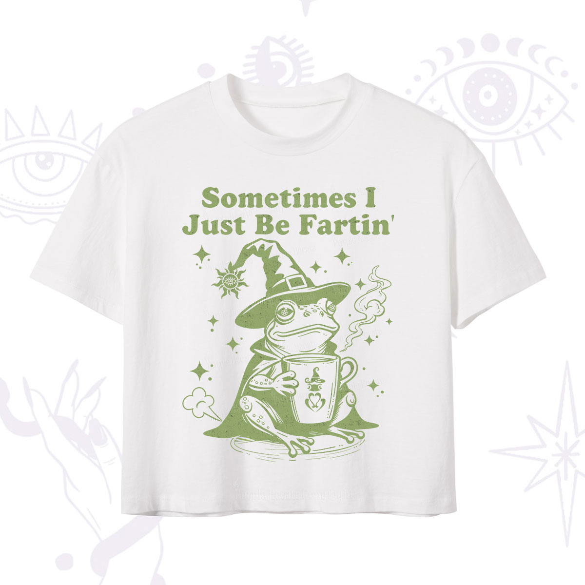 Purplehecate Sometimes I Just Be Fartin Crop T-Shirt
