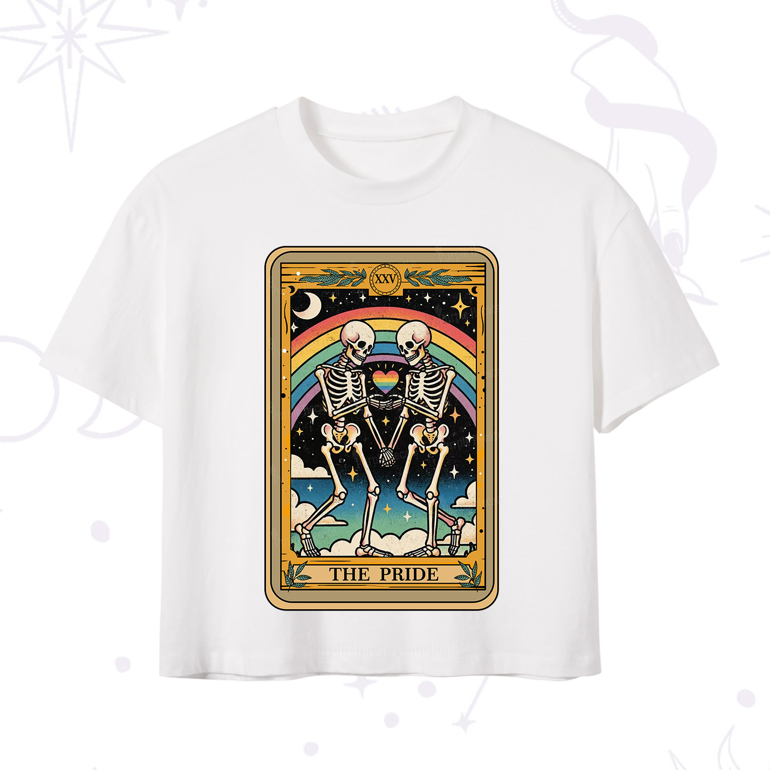 Purplehecate The Pride Tarot Crop T-Shirt