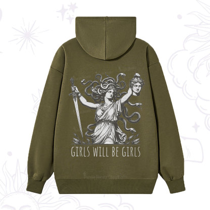 Purplehecate Girls Will Be Girls Medusa Hoodie