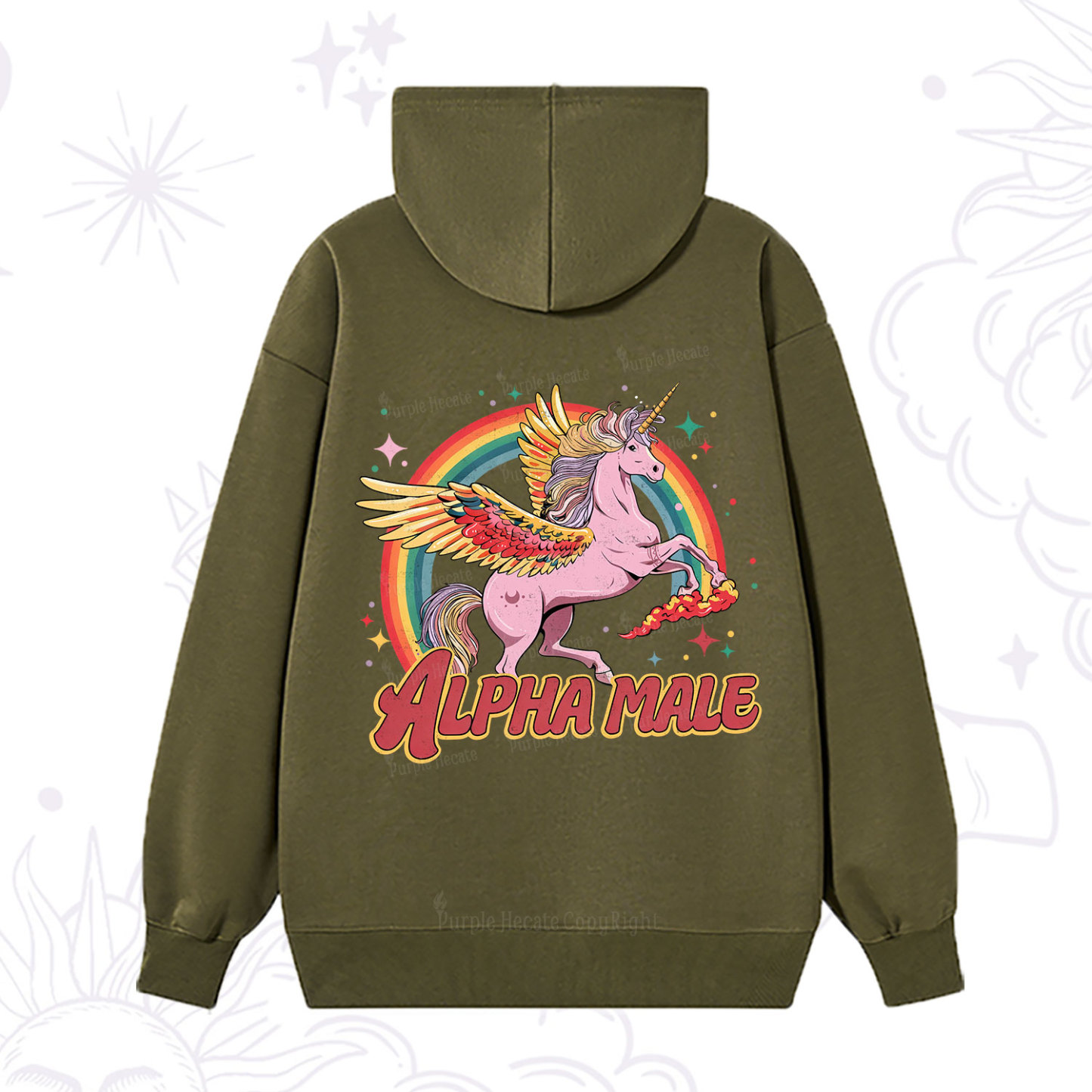 Purplehecate Alpha Male Hoodie