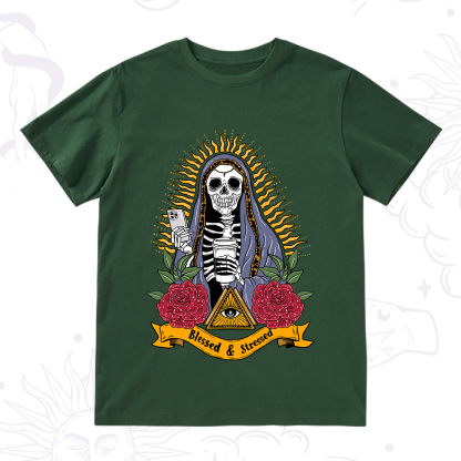 Purplehecate Blessed And Stressed T-Shirt
