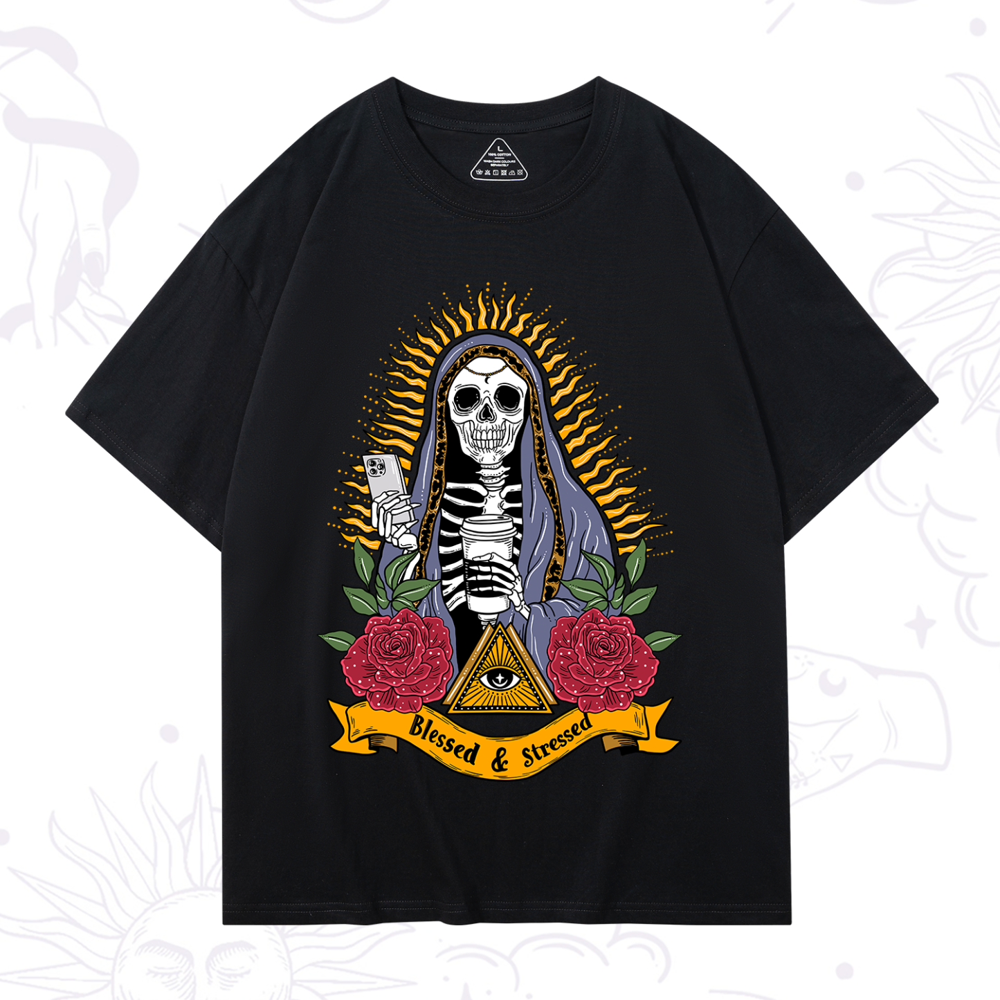 Magic Purplehecate Blessed And Stressed T-Shirt