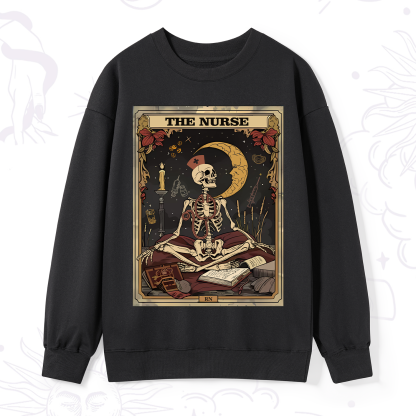 Purplehecate The Nurse Tarot Card Sweatshirt