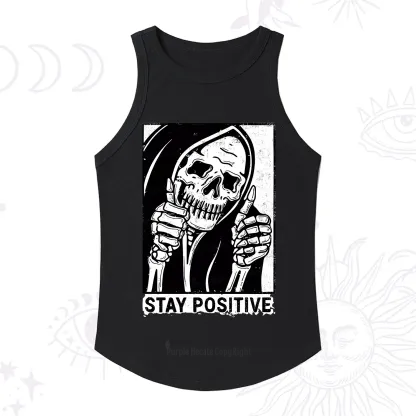 Purplehecate Stay Positive Racerback Tank Top