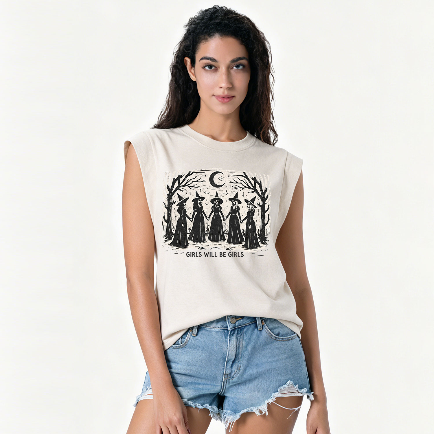 Purplehecate Girls Will Be Girls Vintage Washed Tank