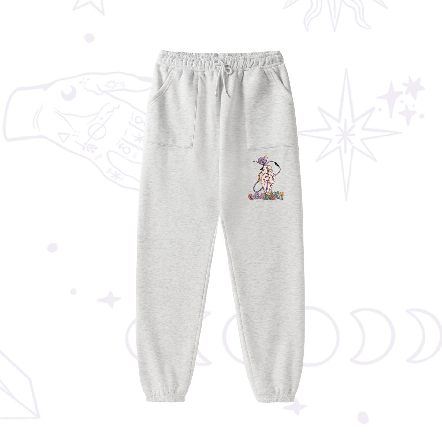 Purplehecate The Registered Nurse Tarot Card Fleece Hoodie Suit