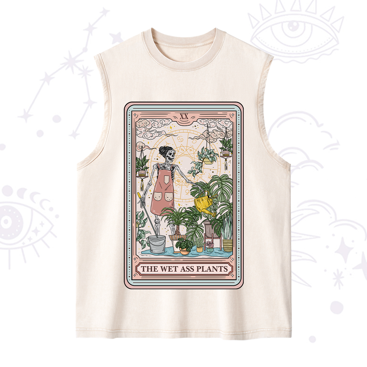 Purplehecate The Wet Ass Plants Tarot Washed Tank