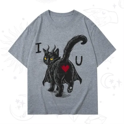 Purplehecate Bad Bad Evil Cat T-Shirt