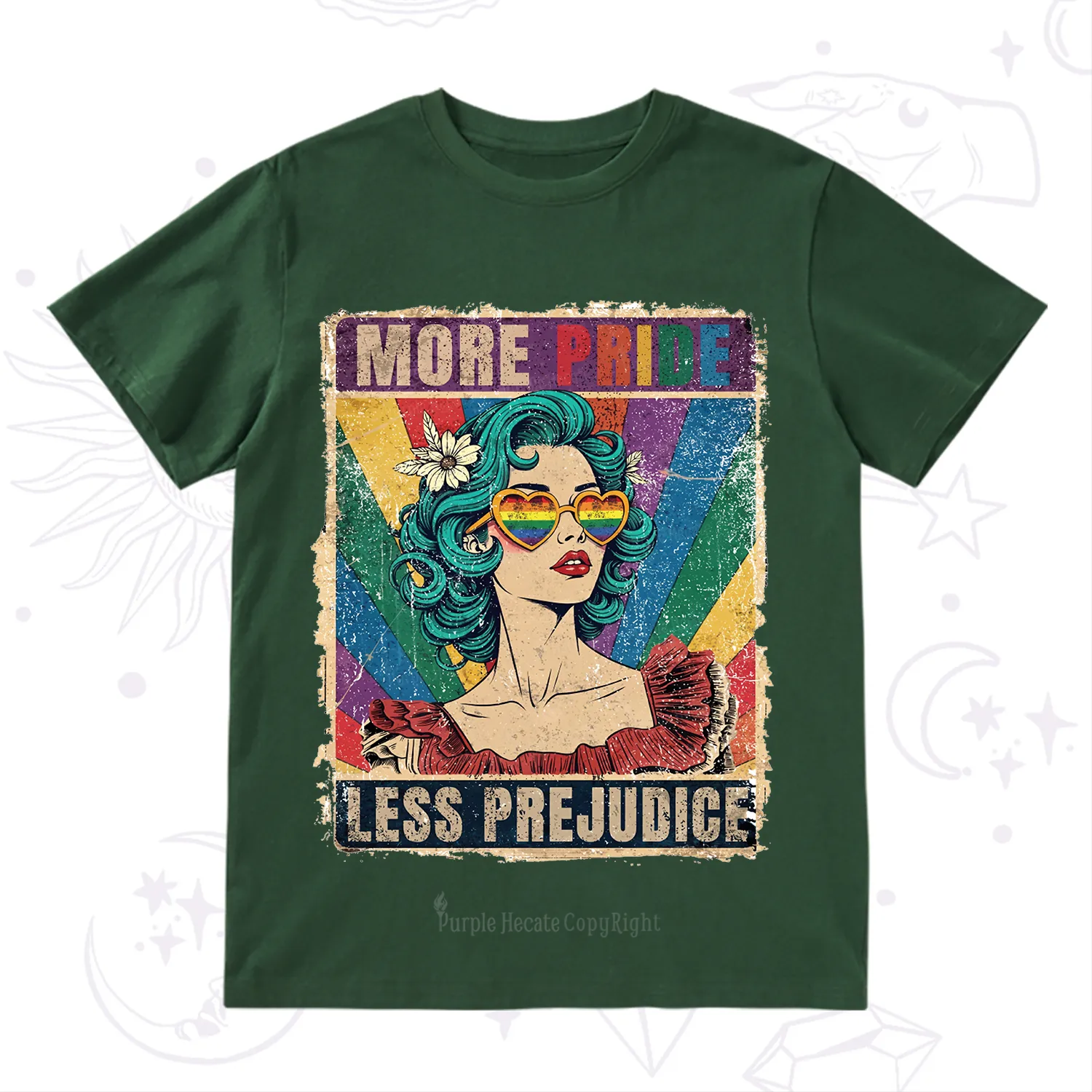 Purplehecate More Pride Less Prejudice T-Shirt