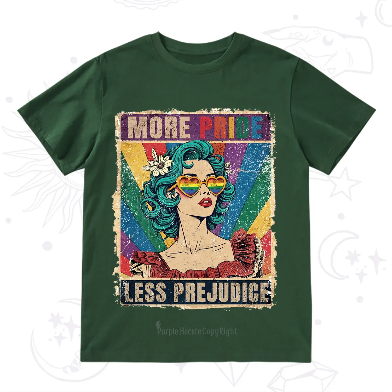 Purplehecate More Pride Less Prejudice T-Shirt