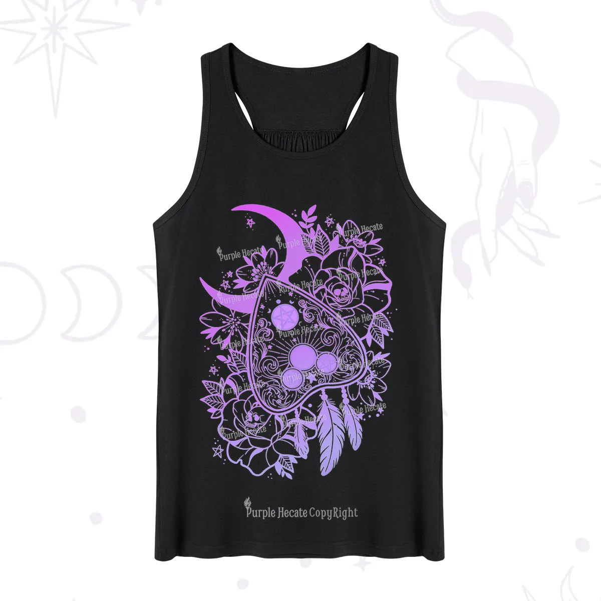Purplehecate Neon Ouija Tank