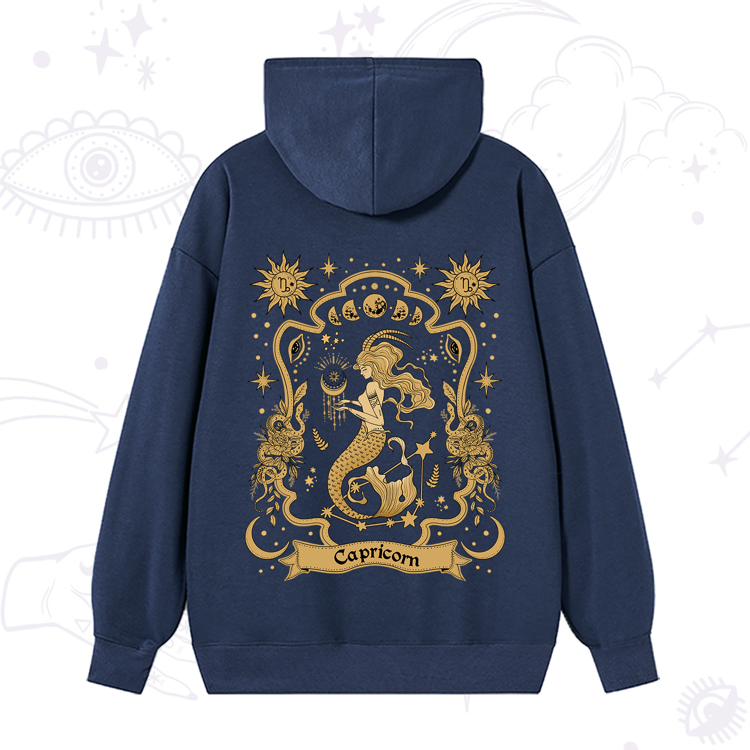 Purplehecate Capricorn' Astral Mirage Zodiac Hoodie