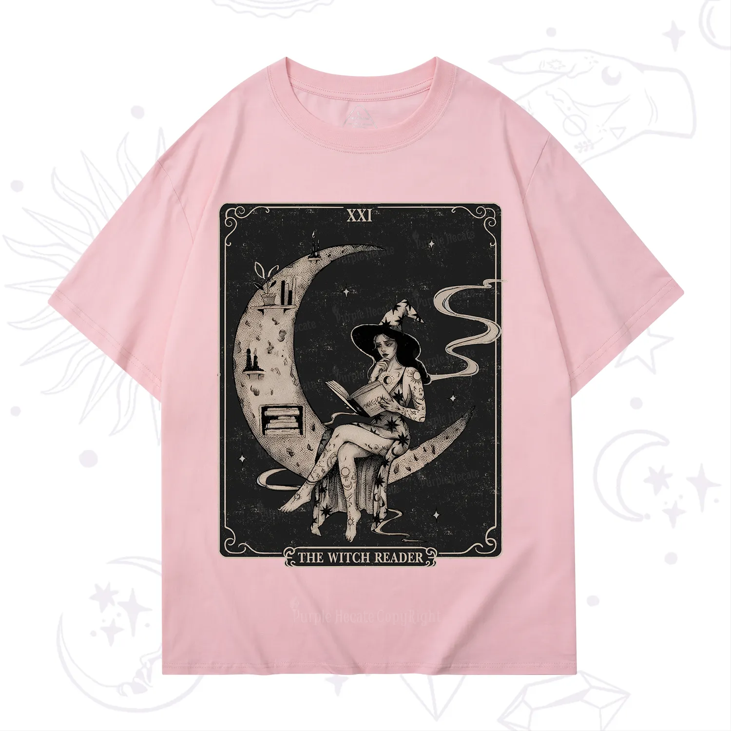 Purplehecate The Witch Reader T-Shirt