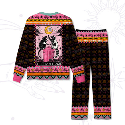 Purplehecate The Team Trash Opossum Tarot Halloween Pajamas