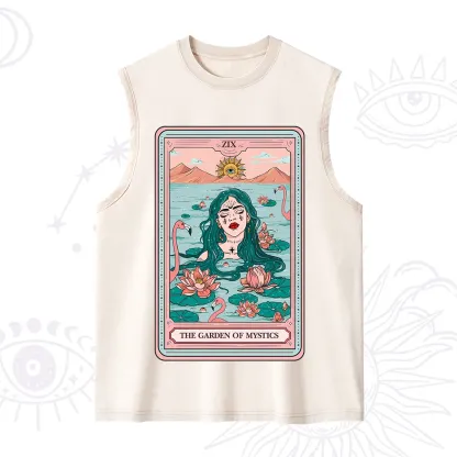 Purplehecate The Garden Of Mystics Tarot Washed Tank