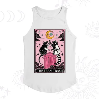 Purplehecate The Team Trash Opossum Tarot Racerback Tank Top