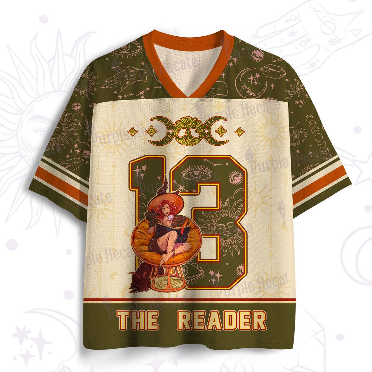 Purplehecate Arcana 13 The Reader Mesh Jersey